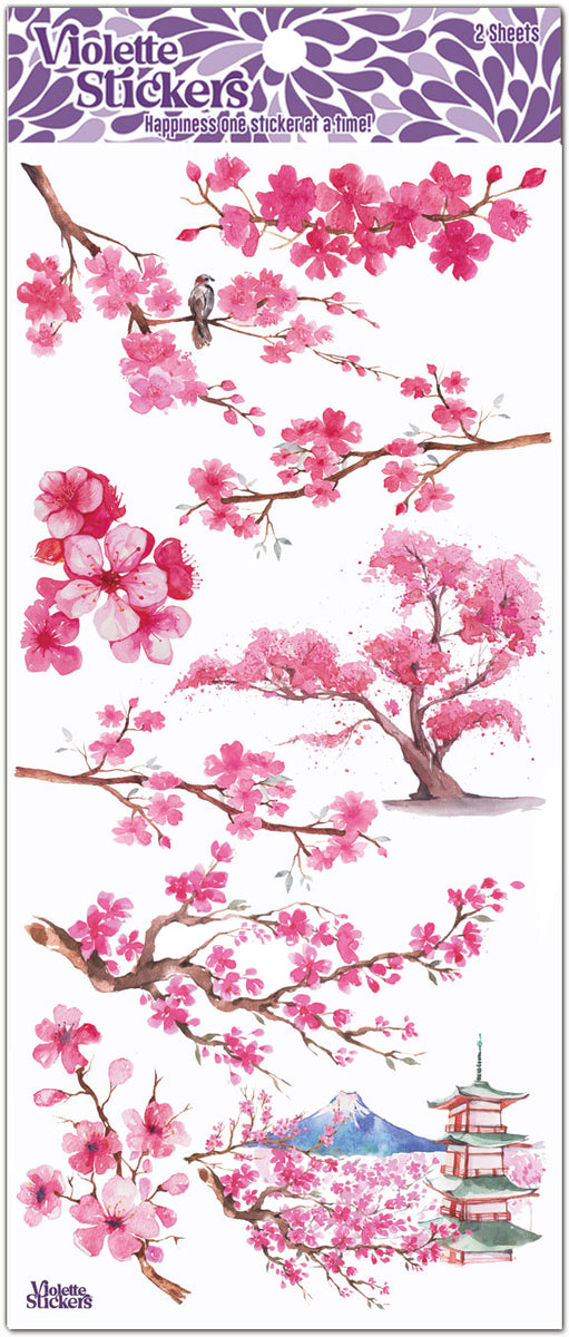 C282 Japan Cherry Tree – Violette Stickers