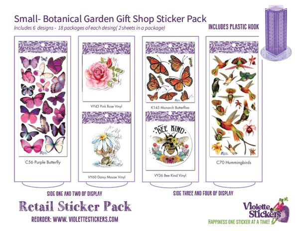 Botanical Garden Gift Shop - Retail Pack - 108 pcs