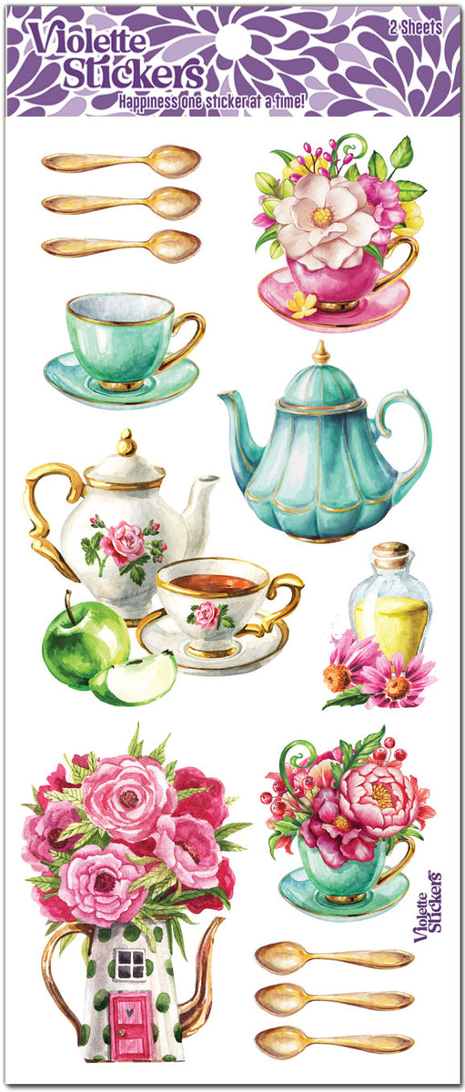 Jewelry stickers /Vintage Stickers/Noble afternoon tea Stickers
