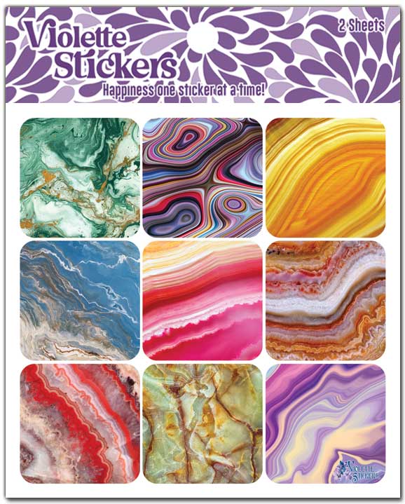 P50 Winged Cherubs – Violette Stickers