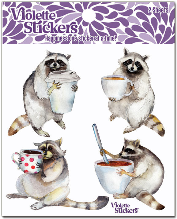 Always Anxious Raccoon Sticker - Sluggy's Ko-fi Shop - Ko-fi
