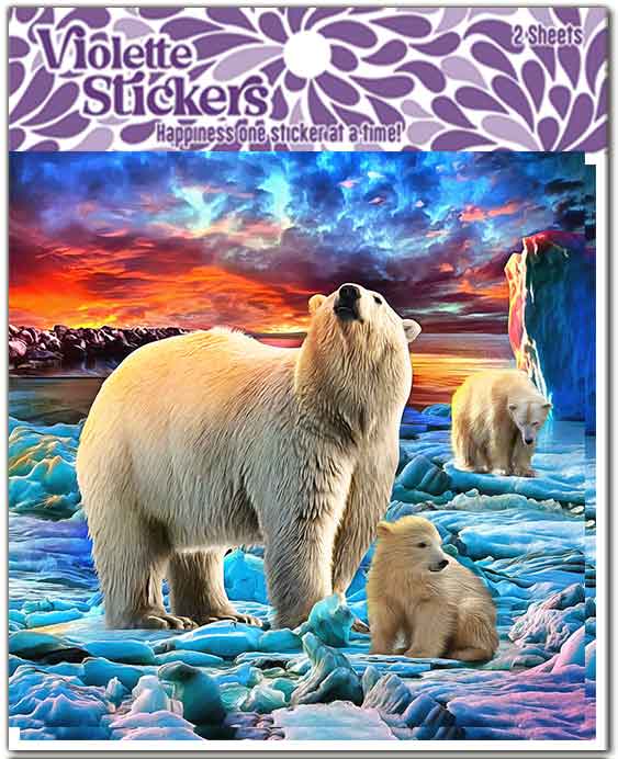 Polar bear Sticker for Sale by reginaylamar