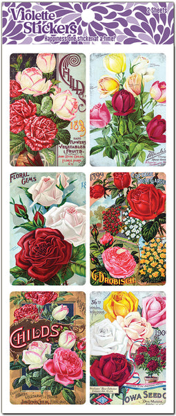 Y128 Alma Roses Vintage Seed Packets