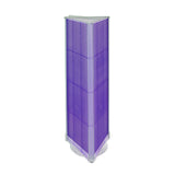 3 Sided 5 Foot Tall Purple Spinner - FREE with $3000 order
