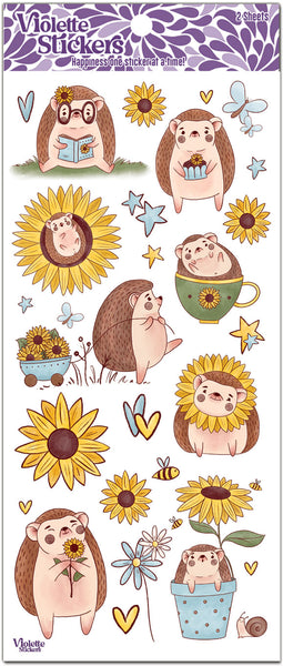 C246 Sunflower Hedgehogs