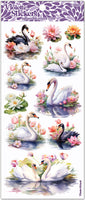 C258 Majestic Swan Stickers