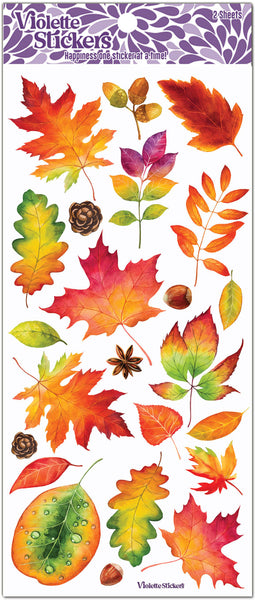 C266 Fall Leave Stickers