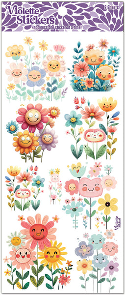 C284 Happy Flowers Families