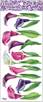 C330 Calla Lily Floral Stickers