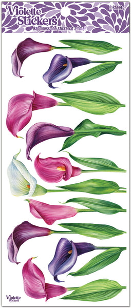 C330 Calla Lily Floral Stickers