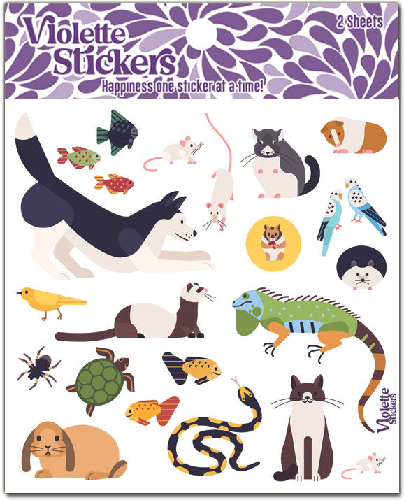K257 Pets – Violette Stickers