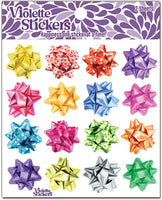 K316 Realistic Present Bows Stickers