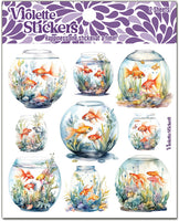 K317 Goldfish Bowl Stickers