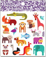 K323 Zoo Animal Stickers