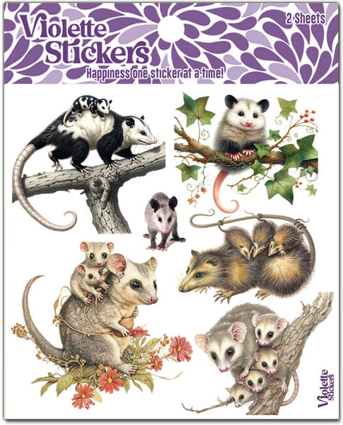 K344 Possum Stickers