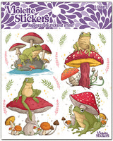 K371 King Frog Stickers