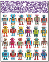 K374 Mini Robot Stickers