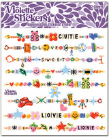 K375 Friendship Bracelet Stickers
