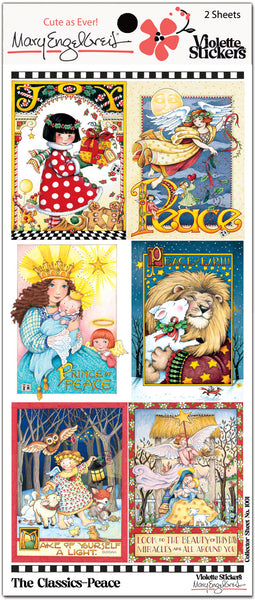 ME1001 Mary Engelbreit® Classics Peace Stickers