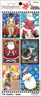 ME1007 Mary Engelbreit® Classics Santa Stickers