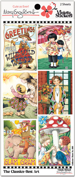 ME1010 Mary Engelbreit® Classics Best Art Stickers