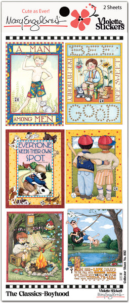ME1012 Mary Engelbreit® Classics Boyhood Stickers