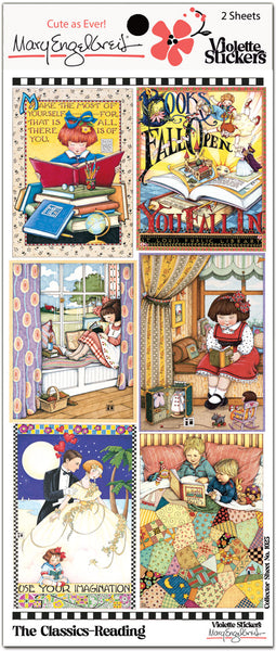 ME1023 Mary Engelbreit® Classics Reading Stickers