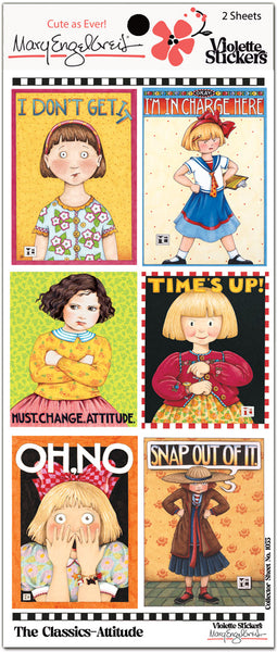 ME1033 Mary Engelbreit® Classics Attitude Stickers