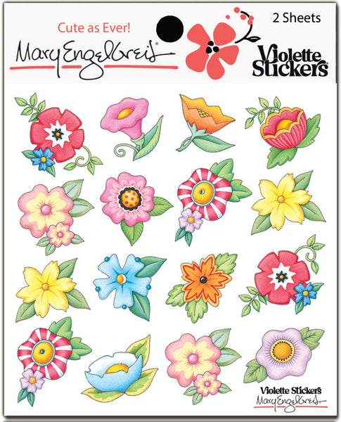 ME103 Mary Engelbreit® Mary's Blooms Stickers