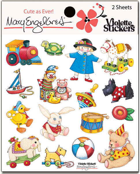 ME104 Mary Engelbreit® Mary's Toys Stickers