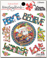 ME110 Mary Engelbreit® Mary's Believe Christmas Stickers