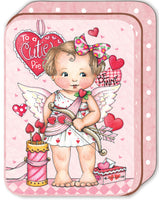 TIN08 Mary Engelbreit Valentine Cutie Pie Tin