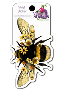 VY109 Honey Bee Vinyl Sticker