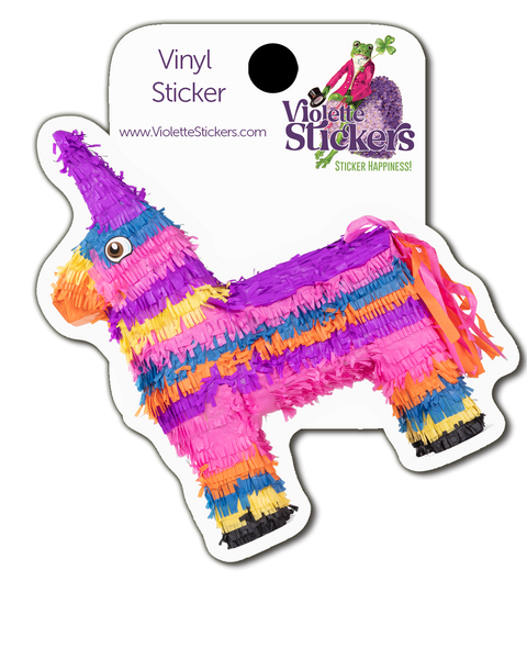 VY120 Party Pinata Vinyl Sticker