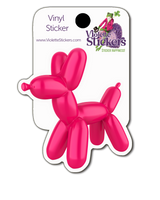 VY125 Balloon Dog Vinyl Sticker