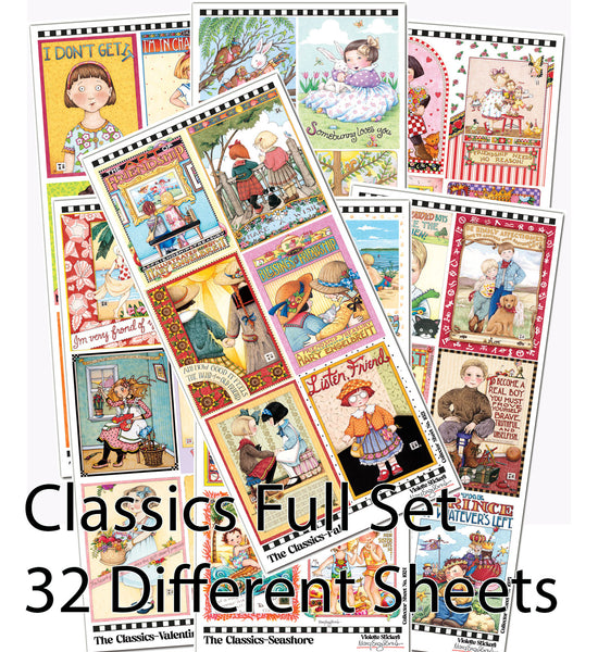 The Whole Set of Mary Engelbreit® Classics - 32 Different Sheets