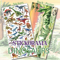 Violette Dinosaur Stickorama Poster Sticker Sheet