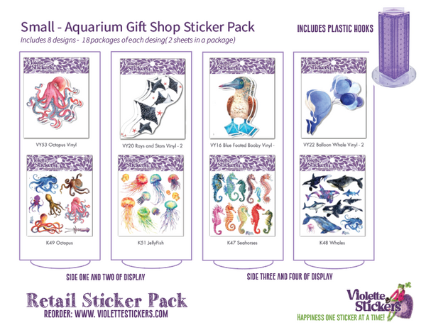 Aquarium Gift Shop - Retail Pack  - 144 pcs