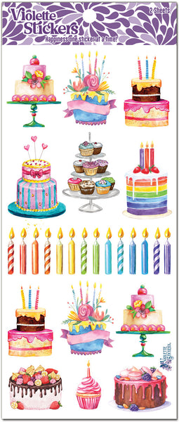 C112 Foil Birthday Cakes