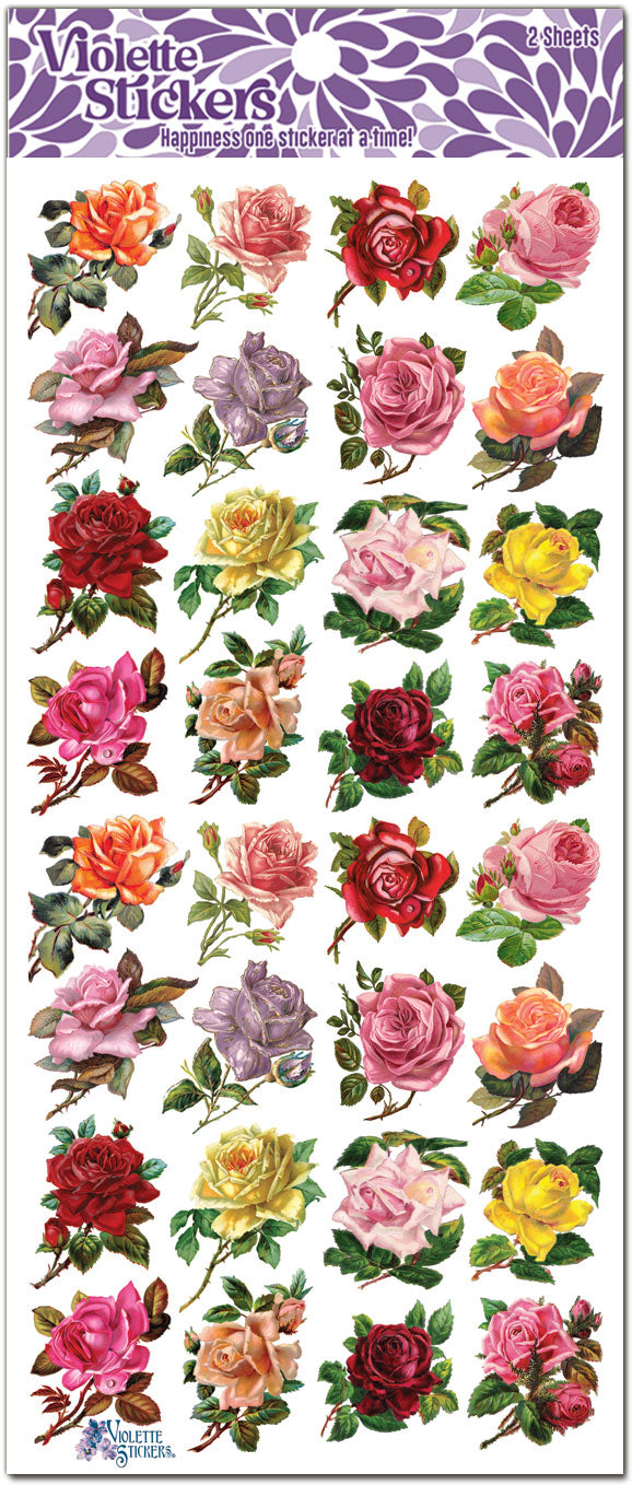 C12 Mini Roses – Violette Stickers