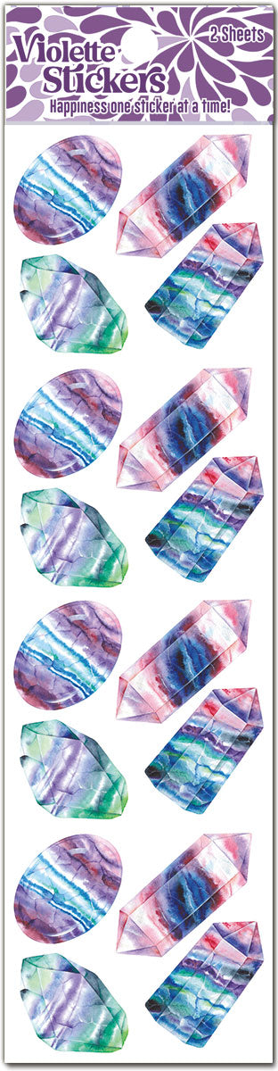 H01 Holo Cut Crystal – Violette Stickers