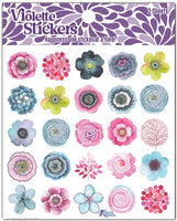 K86 Blue Flower Dots