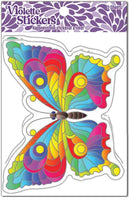 VY09 Clear Butterfly Vinyl Sticker