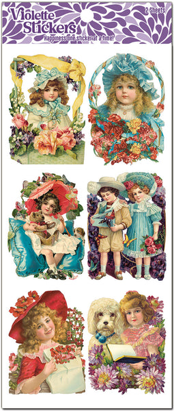Y152 Helen - Victorian Stamps with flowers
