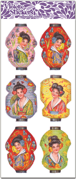 Y237 Marcia - Japanese Lanterns Painted Ladies