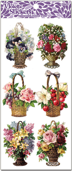 Y245 Adela - Victorian Flower Baskets